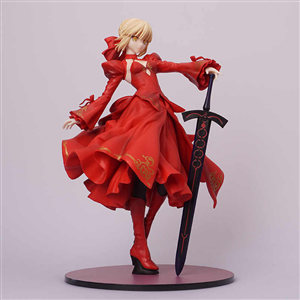 PVC SABER ALTER FATE/GRAND ORDER RED DRESS