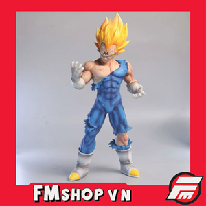 PVC VEGETA MAJIN BATTLE DAMAGE 30CM FAKE