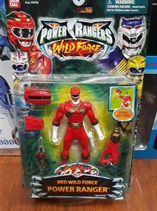 RED WILD FORCE POWER RANGER DUAL ACTION