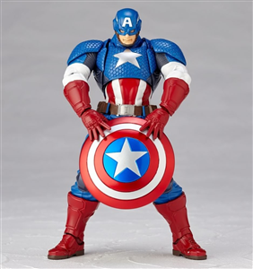 REVOLTECH AMAZING YAMAGUCHI NO.007 CAPTAIN AMERICA