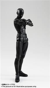 SHF BODY KUN SOLID BLACK FAKE