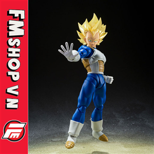 (2ND,BONUS HEAD ĐEN) SHF DRAGON BALL Z SUPER SAIYAN VEGETA