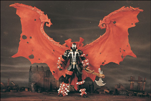 SPAWN SERIES 7 DELUXE SPAWN III WITH WOLF