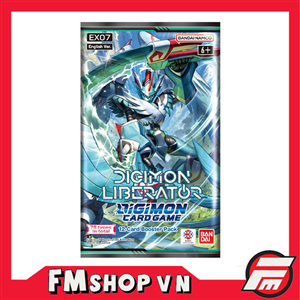 (1 PACK) TCG CARD GAME DIGIMON LIBERATOR EX07