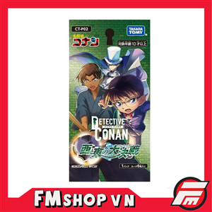 (1 PACK)TCG CARD GAME TAKARA TOMY DETECTIVE CONAN CT-P02