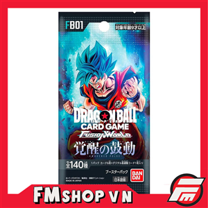 1 PACK TCG DRAGON BALL FUSION WORLD AWK FB01 CARD GAME