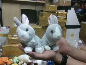 THÚ BÔNG GRAY RABBIT CUTE