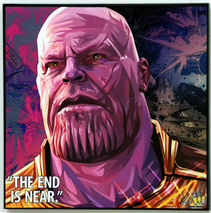 TRANH KHUNG GỖ MARVEL THANOS