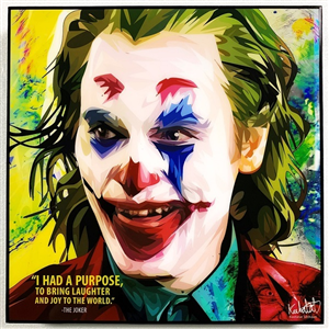 TRANH KHUNG GỖ DC JOKER
