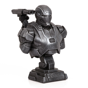 WAR MACHINE MK2 STATUE 1/4 SILVER