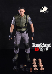 ZCTOYS CHRIS REDFIELD RESIDENT EVIL 1/6