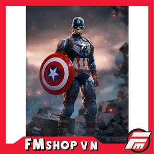 ZD TOYS CAPTAIN AMERICAN 2ND NO BOX