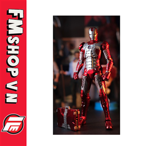 (2ND-THIẾU EFFECT,CHỐT KẸP BASE) ZD TOYS IRON MAN MARK 5