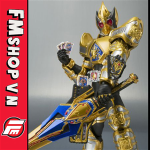 (2ND-THIẾU 1 TAY-KIẾM ĐÚC)SHF KAMEN RIDER BLADE KING FORM	