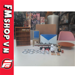 (1 ĐĨA BỊ NỨT) SET MINIATURE 1/12 KÈM TÀU CHIẾN 1/2000