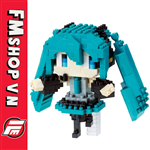 (2ND THIẾU 2 MẢNH BÊN TÓC) NANOBLOCK HATSUNE MIKU