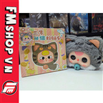 (ĐÃ MỞ)(LÉ, XÁM) BLIND BOX BABY THREE LUCKY CAT