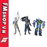 (NOBOX) FIGURE MINI GAO BẠC SET