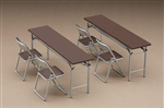 1/12 SCHOOL DECK & FOLDING CHAIR