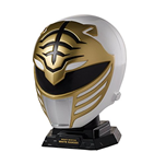 LEGACY MMPR WHITE RANGER HELMET DISPLAY