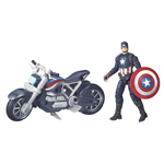 MARVEL LEGEND CAPTAIN AMERICA CIVIL WAR + MOTORBIKE
