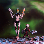 MARVEL SELECT GOG GOMORA & ROCKET RACCOON