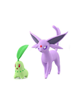 POKEMON SCALE WORLD  CHICORITA & EIFIE