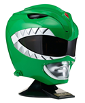 POWER RANGER LEGACY HELMET DISPLAY GREEN RANGER