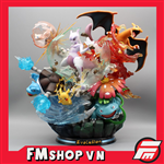 PVC MEWTWO PIKACHU & 3 STARTER POKEMON GEN 1 FAKE