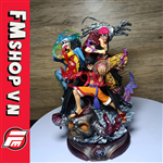 PVC ONE PIECE LUFFY-LAW-KID 22CM BL