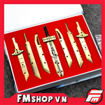SET PHỤ KIỆN FINAL FANTASY CLOUD STRIKE SWORD MÀU VÀNG 