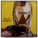 TRANH KHUNG GỖ IRON MAN