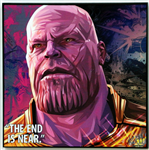 TRANH KHUNG GỖ MARVEL THANOS