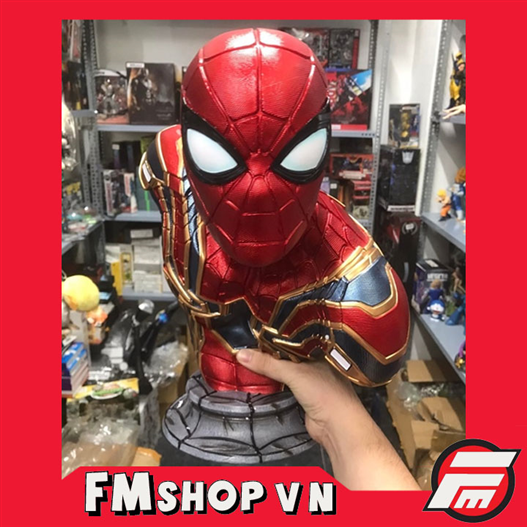 Mua bán 1:2 TƯỢNG MARVEL SPIDER MAN IRON SPIDER 35CM