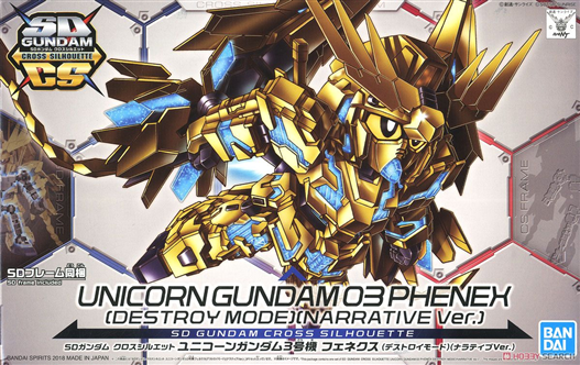 Mua bán SD UNICORN GUNDAM 03 PHENEX (DESTROY MODE) (NARRATIVE VER.)