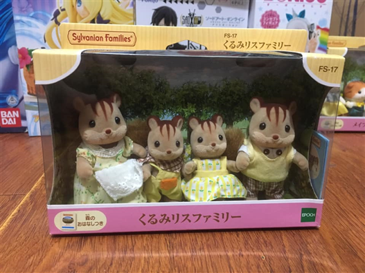 Mua bán EPOCH CO SYLVANIAN FAMILIES FS-17 WALNUT SQUIRREL FAMILY