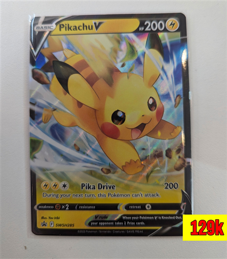 Mua bán (EN) TCG POKEMON SWSH285 PIKACHU V