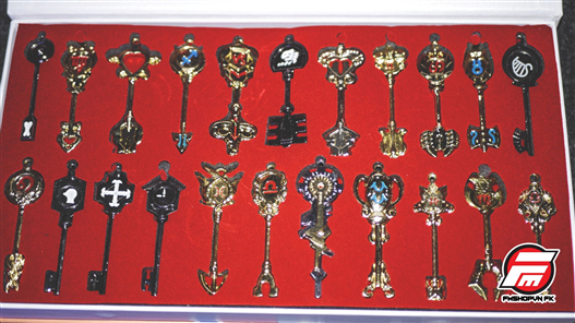 Mua bán MÓC KHÓA FAIRY TAIL 22 MÓN TẶNG HUY HIỆU+DÂY CHUYỀN