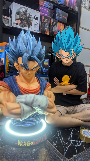 Mua bán TƯỢNG BÁN THAN 1/1 VEGITO SUPER SAIYAN GOD BLUE