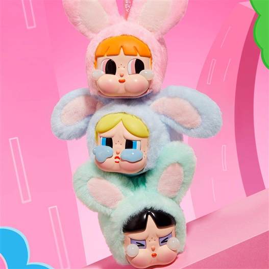 Mua bán POP MART CRYBABY POWERPUFF GIRLS VINYL FACE PLUSH