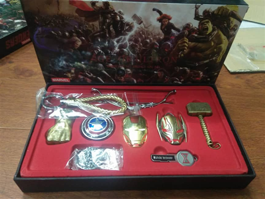 Mua bán SET MÓC KHÓA AVENGERS AOU MÀU VÀNG