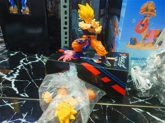 Mua bán PVC SON GOKU SSJ KAMEHAMEHA NO BOX 15CM FAKE