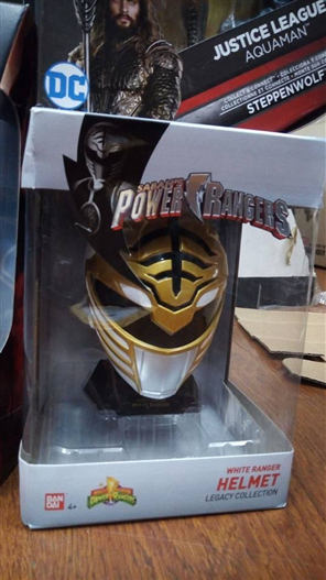 Mua bán LEGACY MMPR WHITE RANGER HELMET DISPLAY