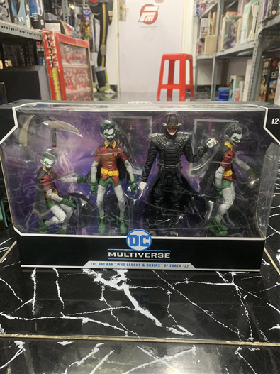 Mua bán MCFARLANE BATMAN WHO LAUGHS & 3 ROBIN SET