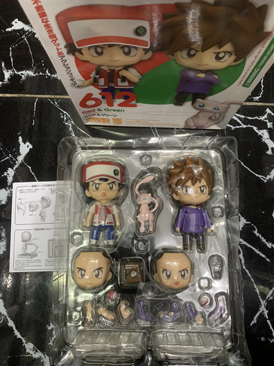 Mua bán NENDOROID 612 POKÉMON TRAINER RED & GREEN 2ND