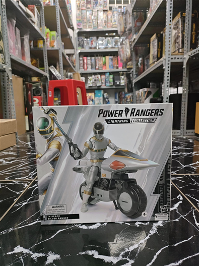 Mua bán LIGHTNING COLLECTION SILVER RANGER WITH RANGER BIKE IN SPACE