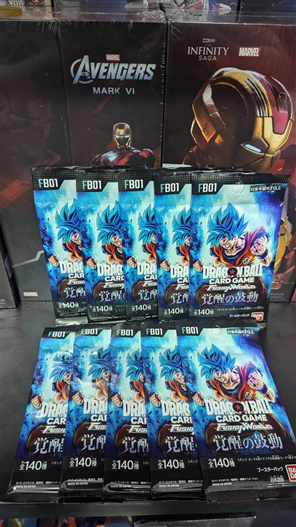 Mua bán 1 PACK TCG DRAGON BALL FUSION WORLD AWK FB01 CARD GAME