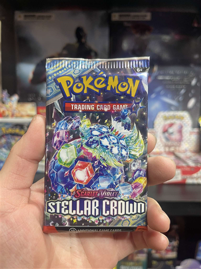 Mua bán 1 PACK  POKEMON SV-07 STELLAR CROWN