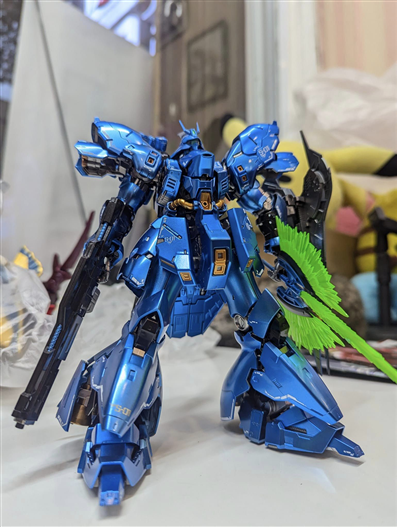 Mua bán (CUSTOM PAINT) RG 1/144 SAZABI BLUE METALLIC VER