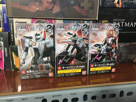 Mua bán SHODO KAMEN RIDER AUTO VAJIN SET 3 BOX